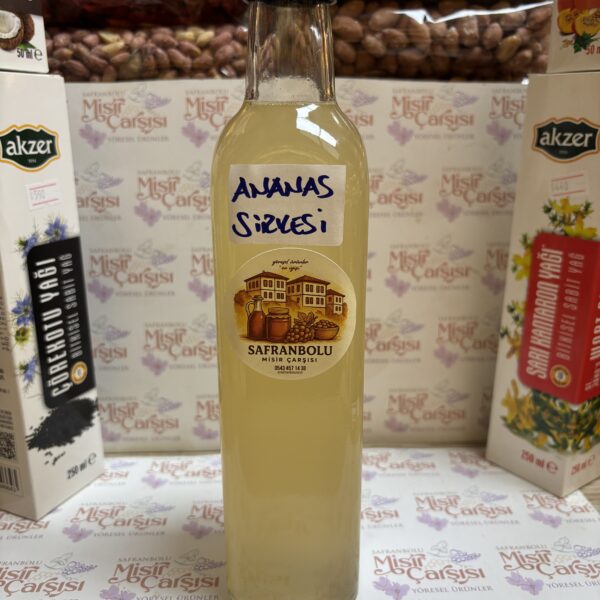 500 ml cam şişe ananas sirkesi