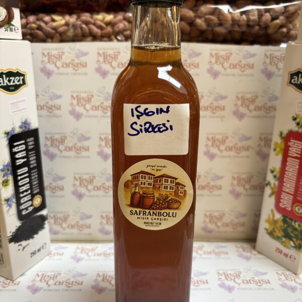 500 ml cam şişe ışkın kökü sirkesi