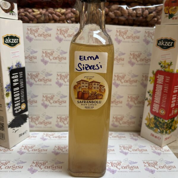 500 ml cam şişe elma sirkesi
