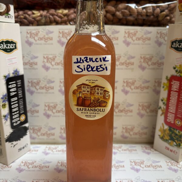 500 ml cam şişe kızılcık sirkesi