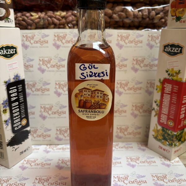 500 ml cam şişe gül sirkesi